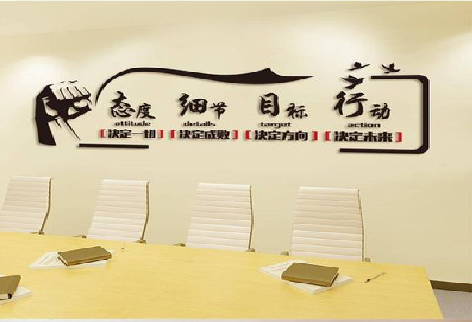  泗阳企业文化墙主要展示什么？