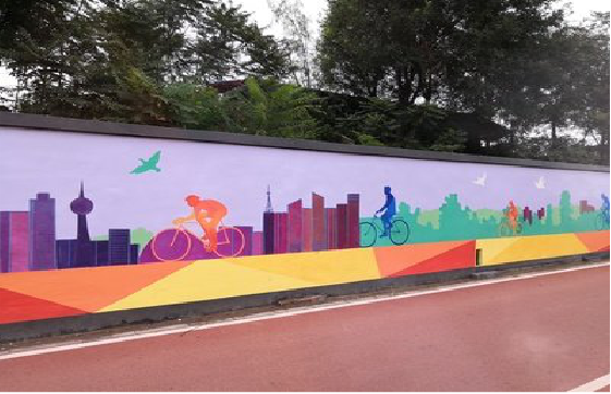  泗阳墙体彩绘-围墙