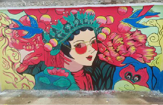  泗阳墙体彩绘-网红墙