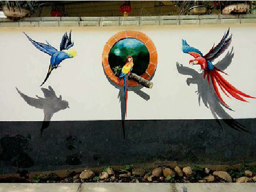  泗阳视觉错位-3D墙绘设计