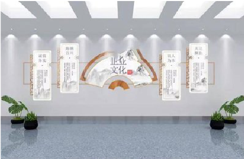  泗阳企业文化墙设计的核心要素。