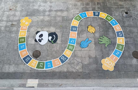  泗阳地面游戏彩绘