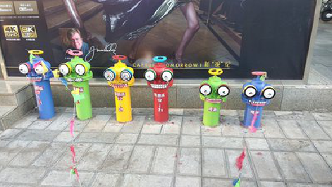  泗阳商业区彩绘