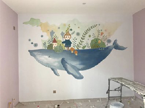  泗阳手绘墙的特点及优势。